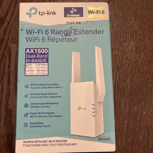 TP-LINK RE505X Extender Internet Booster - Picture 1 of 3