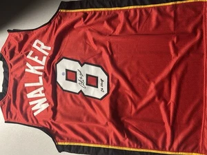 Antoine Walker Signed MIAMI HEAT Jersey Insribed "06 CHAMPS" - Auto w/ AWM CERT - Picture 1 of 3