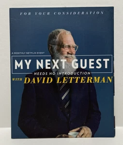 MY NEXT GUEST NEEDS NO INTRODUCTION DAVID LETTERMAN 2018 Netflix FYC Emmy 2 DVDs - Picture 1 of 2