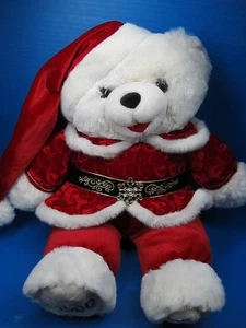 Snowflake Teddy 2000 Limited Edition Y2k Christmas DanDee International 23" - Picture 1 of 11