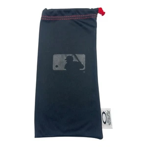Oakley MLB Logo Baseball Black Microbag Sunglasses Storage Cloth  (Authentic) - Picture 1 of 2