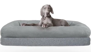 XL Orthopedic Memory Foam Dog Bed, Washable Cover, Anti-Slip Base, 105×80×18CM - Bild 1 von 7