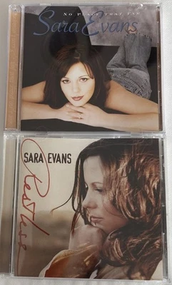 Sara Evans 2 CD Lot No Place That Far & Restless Foto 1 de 4