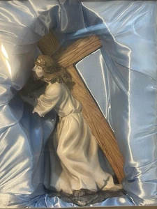 Estatuilla de Jesús Religioso Estaciones Cruzadas de Colección Jesús Llevando Cruz Estaciones - Imagen 1 de 5