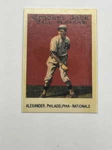 1993 Grover Cleveland Alexander Borden Cracker Jack #7 1915 Anniversary Mini - Bild 1 von 2