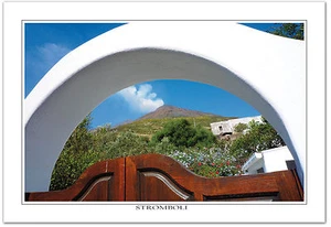 CARTOLINA MARE STROMBOLI ISOLE EOLIE SICILIA SICILY POSTCARD - Picture 1 of 1