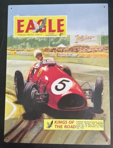 Blechschild Adler Comic Band 14 Nr. 6 9. Februar 1963 Kings of the Road 41x30cm - Bild 1 von 2