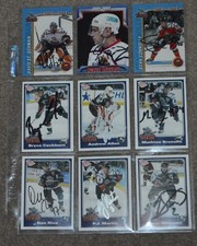 Lot of 62 Trenton Titans ECHL Hockey Card Collection *Some AUTOGRAPHED + BONUS