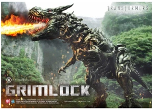 Transformer FILM 2014 "Age of Extinction" GRIMLOCK (33 cm) Transformers ENORME! - Foto 1 di 21