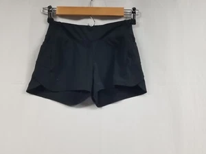 Athleta Girl Shorts size Small 7 Black Lined S/7 See All Pics - Picture 1 of 7