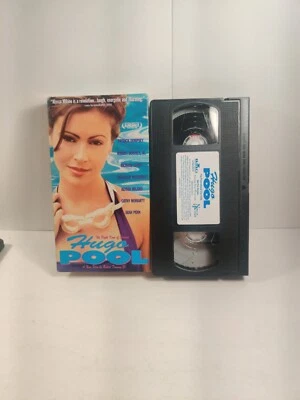 Hugo Pool 1997 VHS promo screener tape Alyssa Milano Robert Downey Jr. - Image 1 of 2