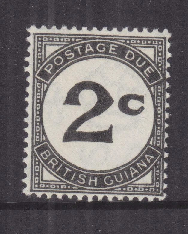 BRITISH GUIANA, POSTAGE DUE, 1940 ordinary paper, 2c. Black, lhm. - Image 1 of 1