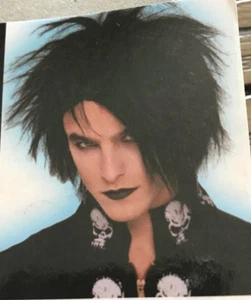 dark side black wig halloween accessory - Picture 1 of 3