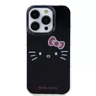 Hello Kitty iPhone 15 Pro Max Hülle Case Cover Kitty Face Black