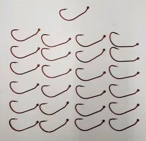 Mustad 91768 Ultra Point Wide Gap RED Jigs Fishing Hooks 25pcs. BULK 4/0 - Picture 1 of 1