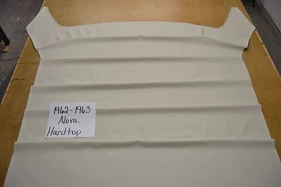 Chevrolet Nova Chevy II 1962 62 1963 63 techo rígido techo de nivel blanco roto EE. UU. Foto 1 de 2