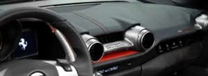 EMPUÑADURAS DE VENTILACIÓN DE AIRE NEGRAS para Ferrari F8. Accesorio Ferrari genuino - Imagen 1 de 1