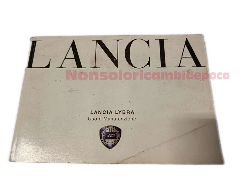 Lancia Lybra 1999 libretto istruzioni manuale uso e manutenzione I edizione - Immagine 1 di 1