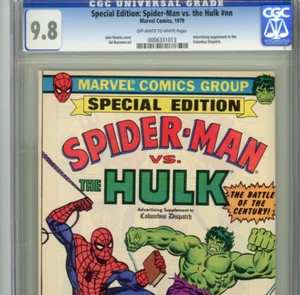 Amazing Spider-Man vs Incredible Hulk CGC 9.8 Columbus Dispatch Giveaway 1979 - Bild 1 von 4