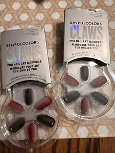 Sinfulcolors Artigli Pro Nail Art Manicure Press On Nail Medium Level Up Confezione da 2 - Foto 1 di 6