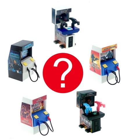 Blind Box Toy 1:35 Shooting Gun Arcade Machine 1 Random Action Figure Prop Cover