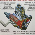 72 Nova Vintage Pro Stock 454 Engine W Tunnel Ram UNBILT 1:25AMT LBR Model Parts