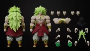 SH Figuarts Dragon Ball Z Kong Studio / Beast Deities B012 Fenrir SSJ3 Broly - Picture 1 of 6