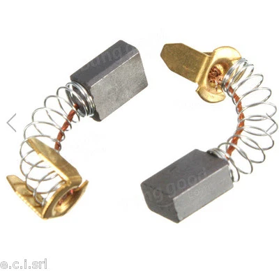 VEDI TITOLO E DESCRIZIONE SPAZZOLA IN CARBONE CARBONCINO PER RIPARAZIONE TRAPANI UTENSILI ( COPPIA )