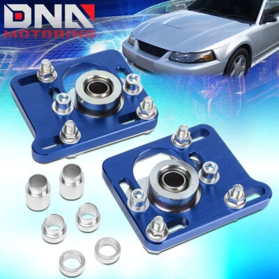 KIT DE ALINEACIÓN DE PLACAS GIRATORIAS CAMBER AJUSTADAS DELANTERAS +/- 2.5 AZUL MUSTANG 94-04 Foto 1 de 4