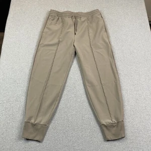 Athleta Jogger Pants Womens 12 Endeavor Stretch Gray Zip Pockets Drawstring Gym - Picture 1 of 19
