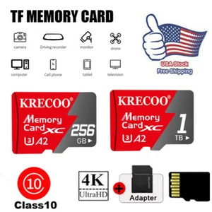 1TB Memory Card 128GB Class 10 V60 TF Card 1TB Mini SD Card 256GB High Speed LOT - Picture 1 of 17