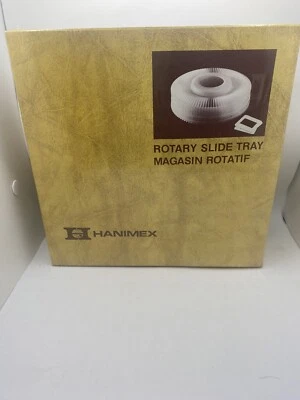 Hanimex Rotary Slide Tray for Projector Holds 100 2x2 in Slides Sealed Old Stock - Image 1 of 4