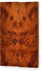 Thuya Burl Knife Scales Knifesmith Supply Cabinet Door Handles Gun Grips Lumber - Picture 1 of 1