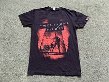 Twenty One Pilots 2017 Tour Band Black Fitted Tee T-Shirt Size S