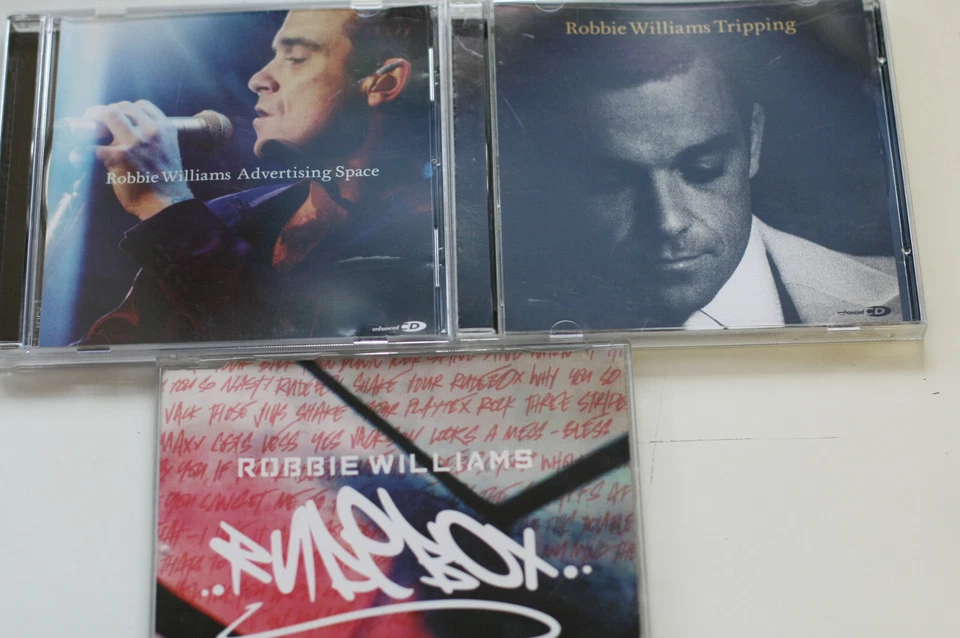 Robbie Williams - Tripping, Advertising Space,Ruderbox  ( 3Maxi-CDs) - Bild 1 von 1
