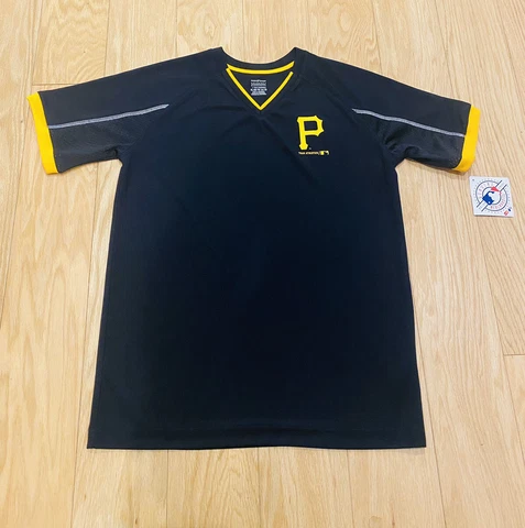 NWT Majestic MLB Pittsburgh Pirates Authentic Practice Jersey Youth Kids Size XL Cover