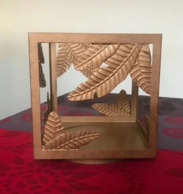 Magnifique Porte Pot a Bougie Doré Partylite Neuf  - Photo 1/4