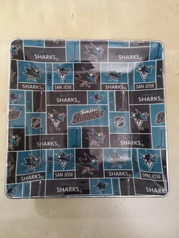 San Jose Sharks glass plate Cover