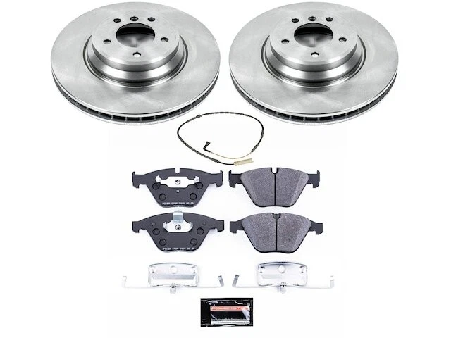 Kit de pastillas de freno delanteras y rotor para 07-10 BMW 335i xDrive 335xi CY18B1 Foto 1 de 1