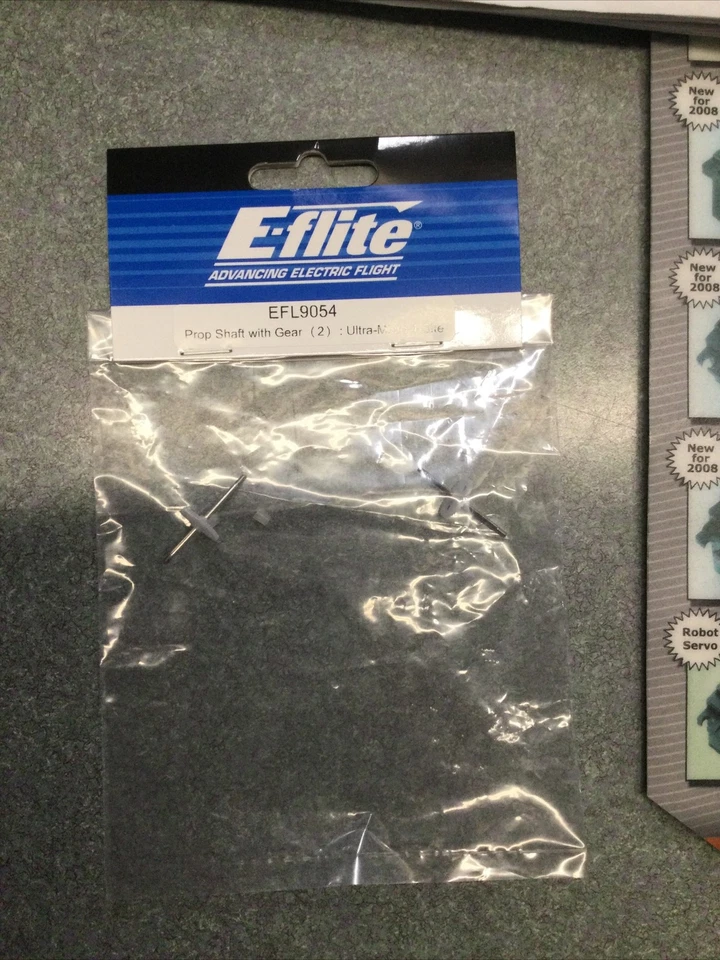 (3) E-Flite EFL9054 Propeller/Prop Shafts with Gears (2): Ultra-Micro 4-site - Image 1 of 1