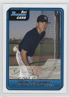 2006 Bowman Prospects White /120 Ben Julianel #B63 - Image 1 of 2