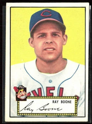 Ray Boone 1952 Topps Black Back C #55 Cleveland Indians - Image 1 of 3