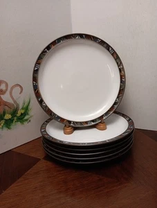 6 DENBY England "MARRAKESH" Set of 10.25" Dinner  plates - Picture 1 of 5