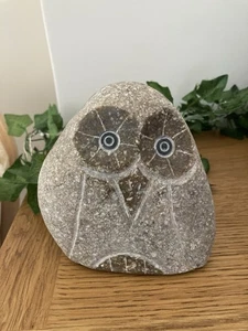 Vintage Carved Stone Garden Owl. Excellent Condition. - Picture 1 of 8
