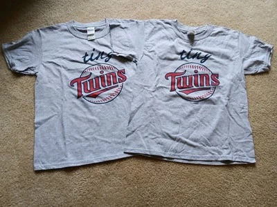 Minnesota Twins "Tiny Twins" T- Shirt, Youth Small (2 T- Shirts) - Image 1 of 4