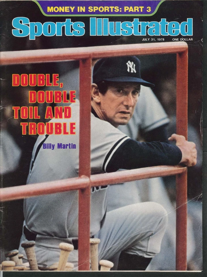 SPORTS ILLUSTRATED Billy Martin Reggie Jackson Dennis Conner Wilkinson 31/07 1978 Foto 1 de 1