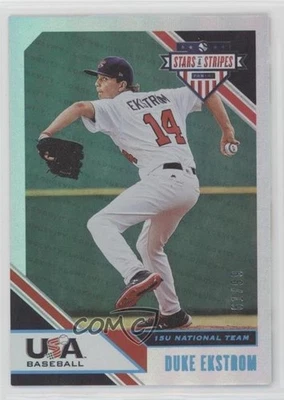 2020 Panini USA Baseball Stars & Stripes Longevity Holo Foil /99 Duke Ekstrom - Image 1 of 2