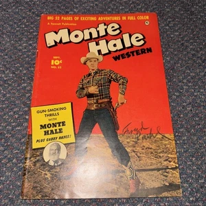 Fawcett MONTE HALE WESTERN #52 Sept 1950 vintage comic Book - Picture 1 of 6