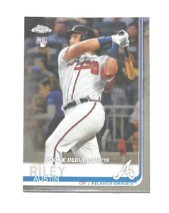 2019 Topps Chrome Update #61 Austin Riley RC (BRAVES) ! - Picture 1 of 3