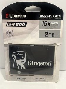 Kingston KC600 2.5" SSD Hard Drive SATA 256GB 512GB 1024GB 2048GB - Bild 1 von 3